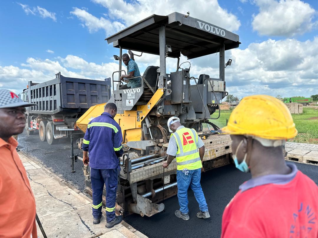On-site paving